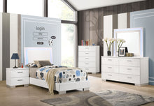 Load image into Gallery viewer, Felicity 5-piece Twin Bedroom Set White High Gloss
