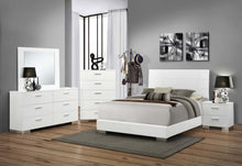 Load image into Gallery viewer, Felicity 6-piece California King Bedroom Set White Gloss
