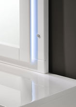Load image into Gallery viewer, Felicity Dresser Mirror Glossy White with LED Light

