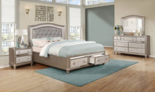 Load image into Gallery viewer, Bling Game 4-piece Eastern King Bedroom Set Platinum
