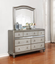 Load image into Gallery viewer, Bling Game 7-drawer Dresser with Mirror Metallic Platinum
