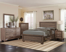 Load image into Gallery viewer, Kauffman Wood Eastern King Storage Panel Bed Washed Taupe
