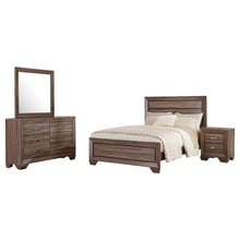 Load image into Gallery viewer, Kauffman 4-piece California King Bedroom Set Washed Taupe

