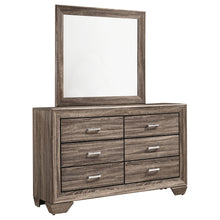Load image into Gallery viewer, Kauffman 6-drawer Dresser with Mirror Washed Taupe
