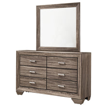 Load image into Gallery viewer, Kauffman 6-drawer Dresser with Mirror Washed Taupe
