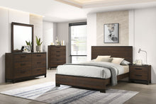Load image into Gallery viewer, Edmonton Wood Eastern King Panel Bed Rustic Tobacco
