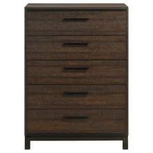 Load image into Gallery viewer, Edmonton 5-drawer Chest Rustic Tobacco
