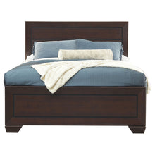 Load image into Gallery viewer, Kauffman Wood California King Panel Bed Dark Cocoa
