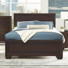 Load image into Gallery viewer, Kauffman Wood California King Panel Bed Dark Cocoa
