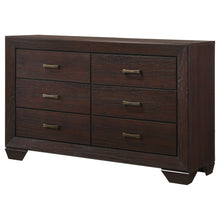Load image into Gallery viewer, Kauffman 6-drawer Dresser Dark Cocoa
