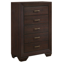 Load image into Gallery viewer, Kauffman 5-drawer Chest Dark Cocoa
