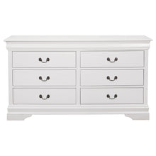Load image into Gallery viewer, Louis Philippe 4-piece Full Bedroom Set White
