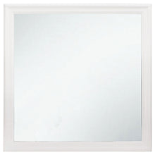 Load image into Gallery viewer, Louis Philippe Beveled Edge Square Dresser Mirror White
