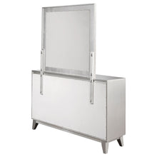 Load image into Gallery viewer, Leighton 7-drawer Dresser with Mirror Metallic Mercury
