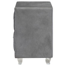 Load image into Gallery viewer, Deanna 2-drawer Rectangular Nightstand Grey
