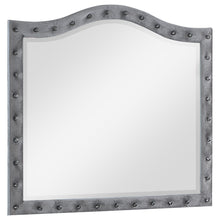 Load image into Gallery viewer, Deanna Upholstered Dresser Mirror Grey
