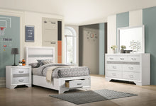 Load image into Gallery viewer, Miranda 4-piece Twin Bedroom Set White
