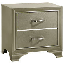 Load image into Gallery viewer, Beaumont 2-drawer Nightstand Champagne

