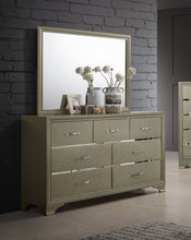 Load image into Gallery viewer, Beaumont 7-drawer Dresser with Mirror Champagne
