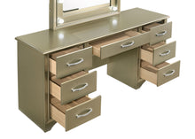 Load image into Gallery viewer, Beaumont 7-drawer Vanity Set with Lighting Champagne
