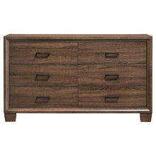 Load image into Gallery viewer, Brandon 6-drawer Dresser Medium Warm Brown
