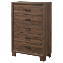 Load image into Gallery viewer, Brandon 5-drawer Bedroom Chest Warm Brown
