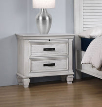 Load image into Gallery viewer, Franco 2-drawer Nightstand Distressed White
