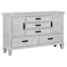 Load image into Gallery viewer, Franco 5-drawer Dresser Distressed White
