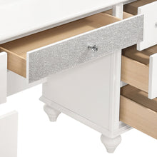Load image into Gallery viewer, Barzini 7-drawer Vanity Set with Lighting White
