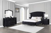 Load image into Gallery viewer, Deanna 4-piece California King Bedroom Set Black
