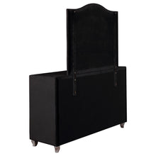 Load image into Gallery viewer, Deanna 7-drawer Rectangular Dresser with Mirror Black
