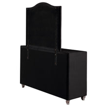 Load image into Gallery viewer, Deanna 7-drawer Rectangular Dresser with Mirror Black
