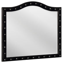 Load image into Gallery viewer, Deanna Upholstered Dresser Mirror Black
