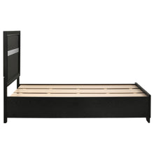 Load image into Gallery viewer, Miranda Wood Twin Storage Panel Bed Black
