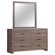 Load image into Gallery viewer, Brantford 6-drawer Dresser with Mirror Barrel Oak
