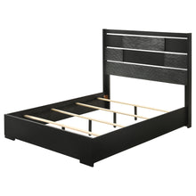 Load image into Gallery viewer, Blacktoft Wood Eastern King Panel Bed Black
