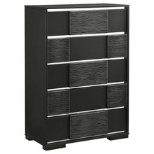 Load image into Gallery viewer, Blacktoft 5-drawer Chest Black
