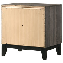 Load image into Gallery viewer, Watson 2-drawer Nightstand Grey Oak and Black
