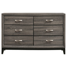Load image into Gallery viewer, Watson 6-drawer Dresser Grey Oak and Black
