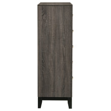 Load image into Gallery viewer, Watson 5-drawer Chest Grey Oak and Black
