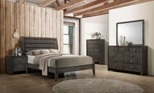 Load image into Gallery viewer, Serenity Wood Full Panel Bed Mod Grey
