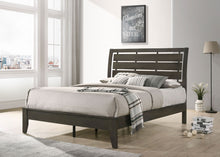 Load image into Gallery viewer, Serenity Wood Queen Panel Bed Mod Grey
