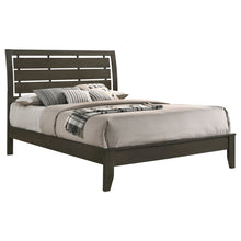 Load image into Gallery viewer, Serenity Wood Queen Panel Bed Mod Grey
