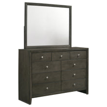 Load image into Gallery viewer, Serenity 9-drawer Dresser with Mirror Mod Grey
