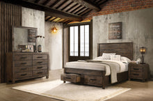 Load image into Gallery viewer, Woodmont 4-piece Queen Bedroom Set Rustic Golden Brown
