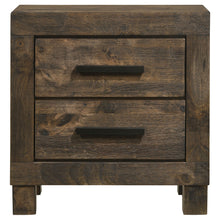 Load image into Gallery viewer, Woodmont 2-drawer Nightstand Rustic Golden Brown
