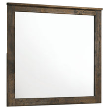 Load image into Gallery viewer, Woodmont Rectangle Dresser Mirror Rustic Golden Brown
