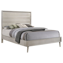 Load image into Gallery viewer, Ramon Wood Queen Panel Bed Metallic Sterling

