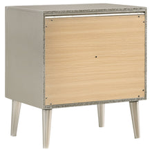 Load image into Gallery viewer, Ramon 2-drawer Nightstand Metallic Sterling
