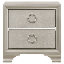 Load image into Gallery viewer, Salford 2-drawer Nightstand Metallic Sterling
